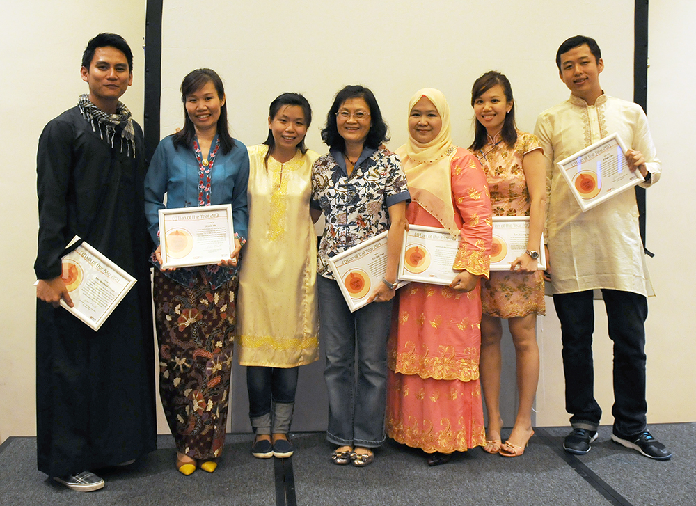 Winners of the CQTian of the Year award 2013