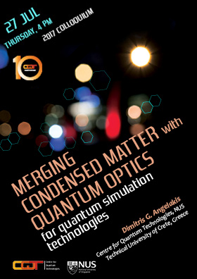 Colloquium by Dimitris Angelakis