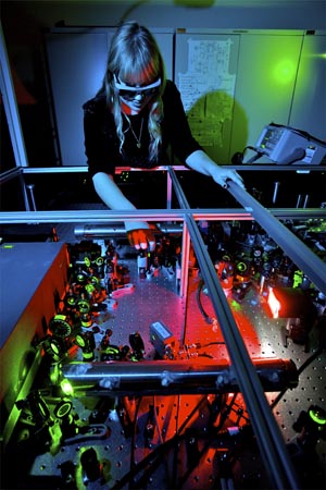 Quantum discord experiment at The Australian National University.