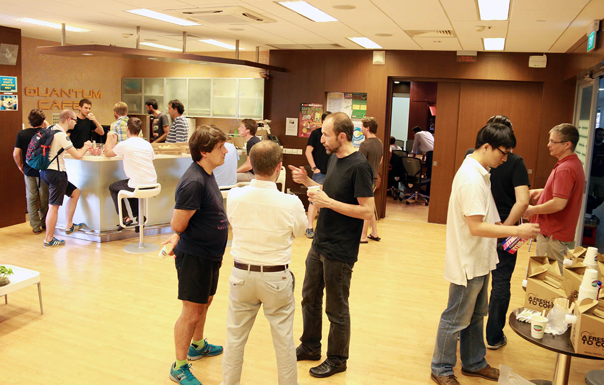 Participants in workshop on quantum contextuality at CQT in Singapore.